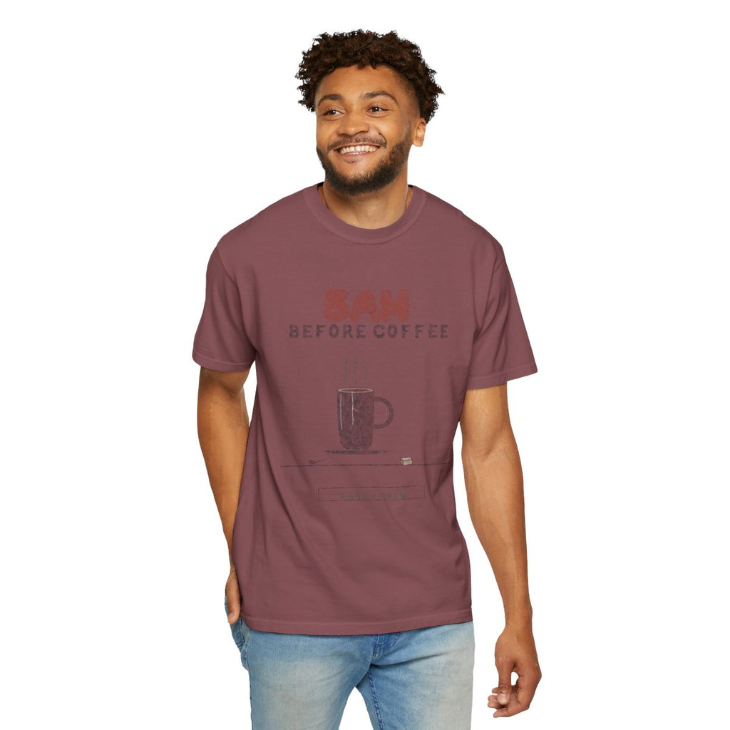 5AM Before Coffee Tee - Brick
