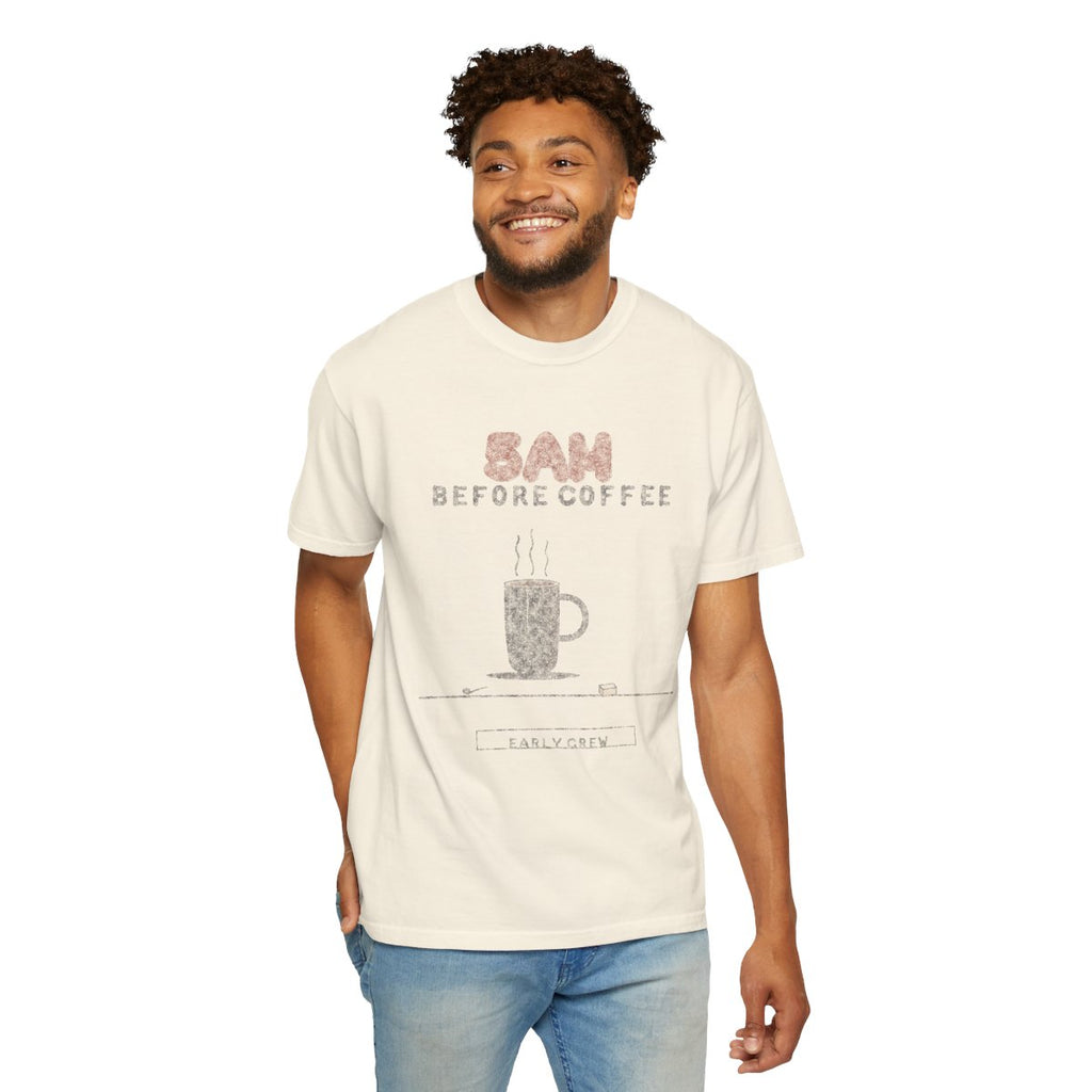5AM Before Coffee Tee - Ivory