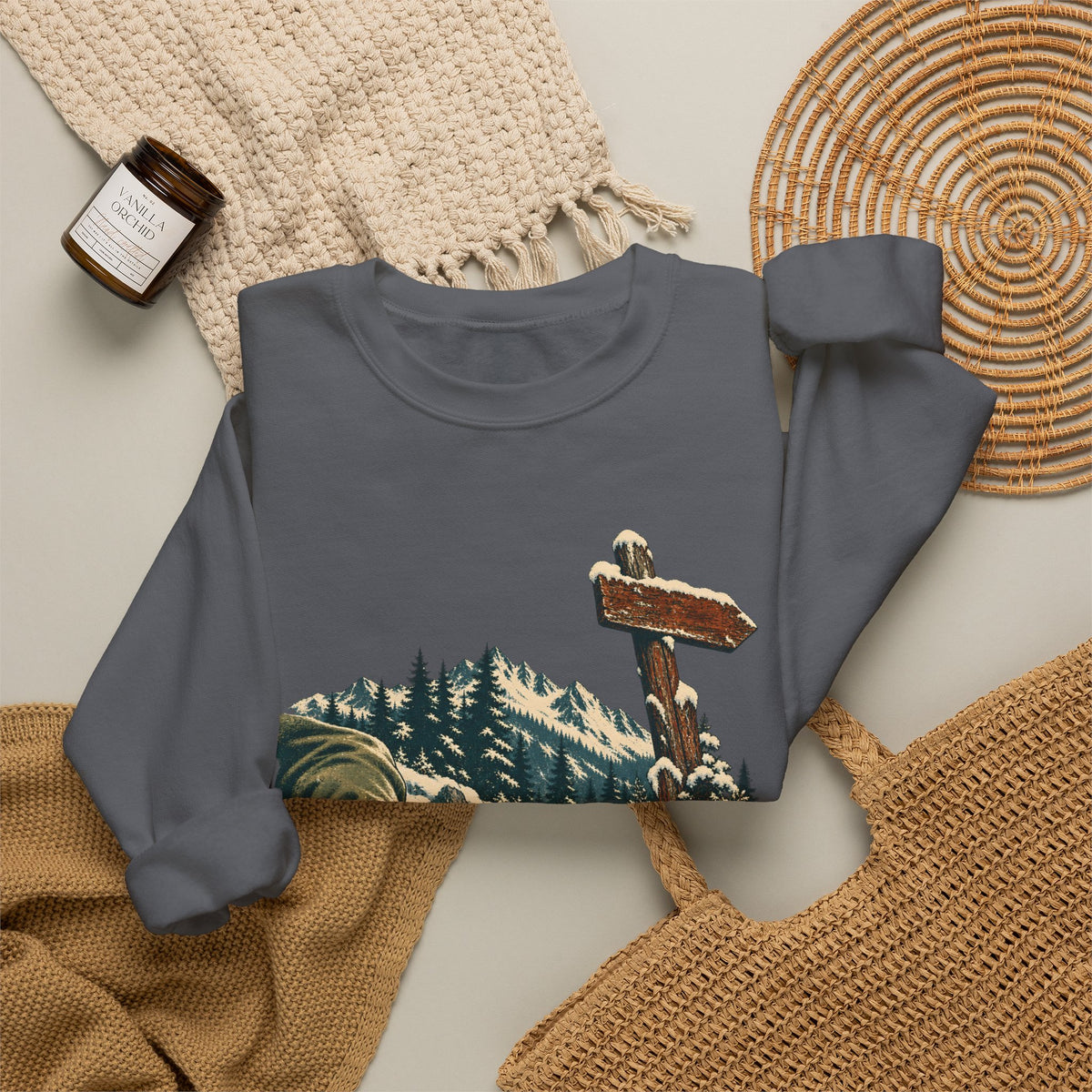 Snow Trail Companion Crewneck Sweatshirt