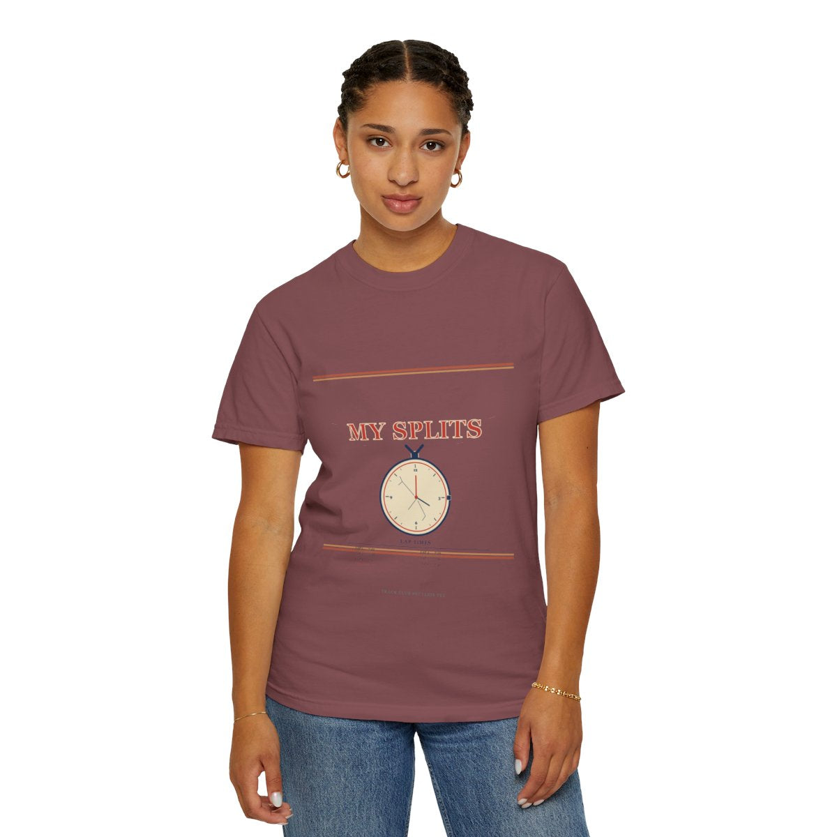 Ask Me About My Splits Tee - Brick