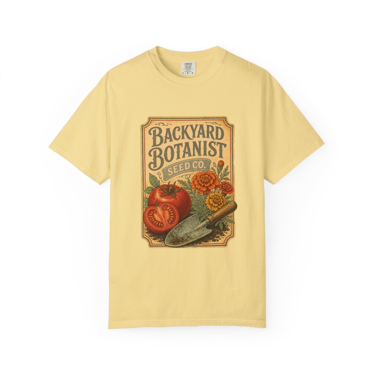 Backyard Botanist Seed Co Tee in Butter