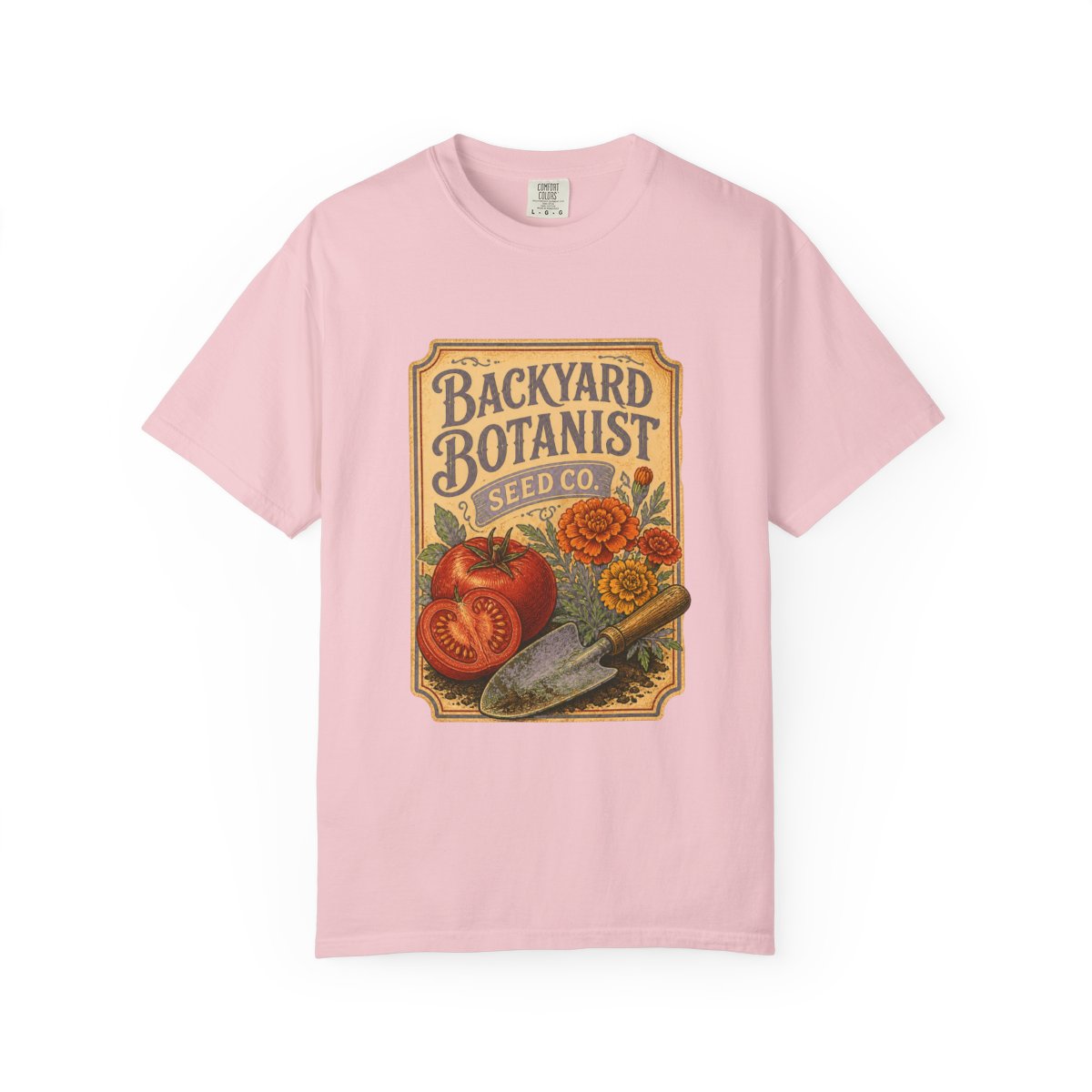 Backyard Botanist Seed Co Tee in Blossom