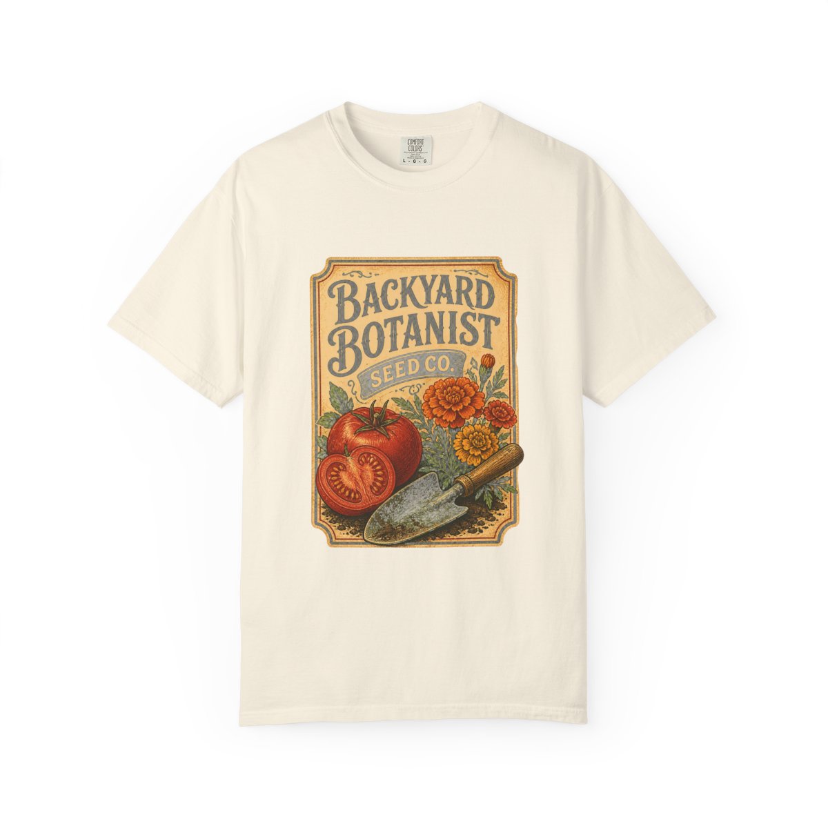Backyard Botanist Seed Co Tee in Ivory