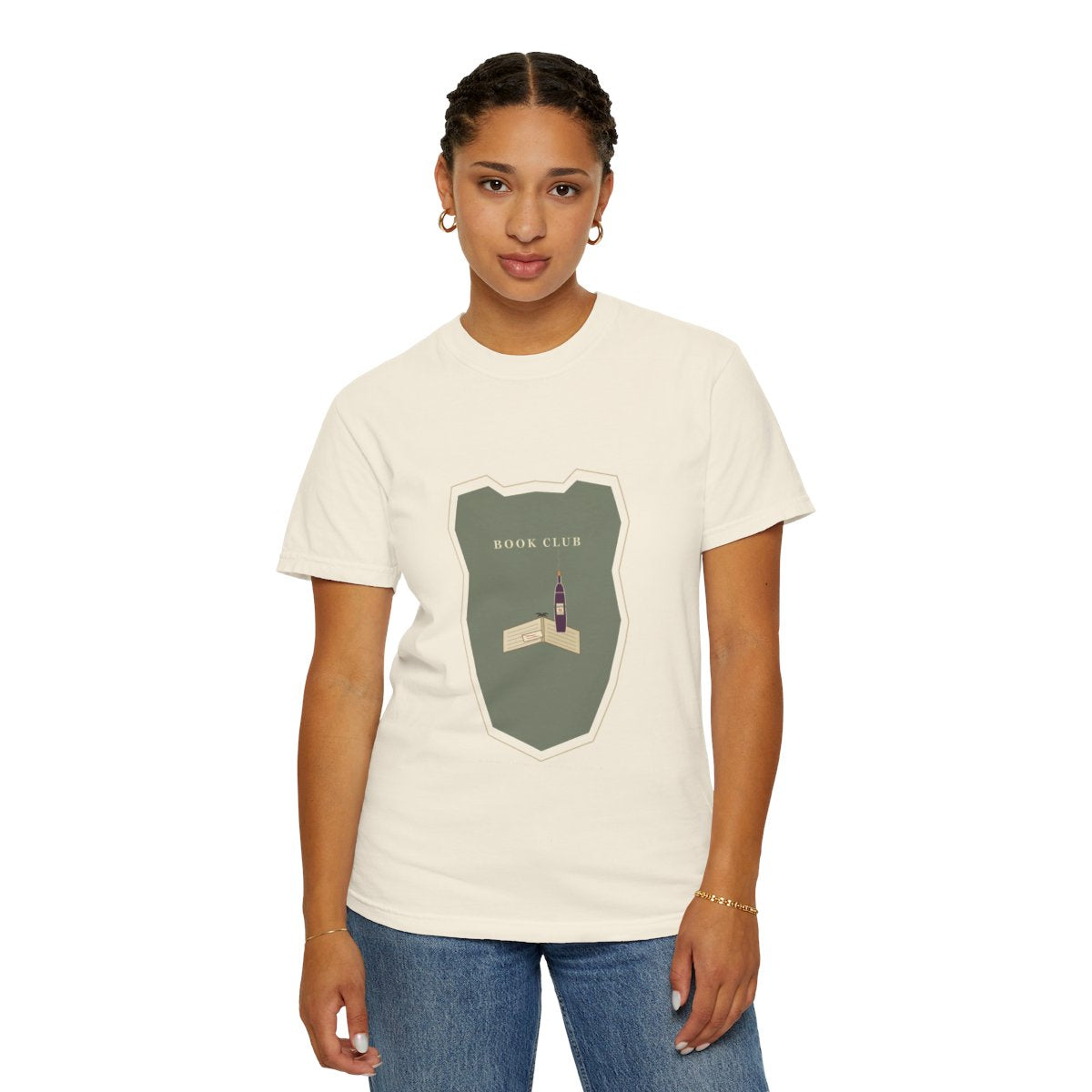 Bring Wine, Not Answers Tee - Ivory