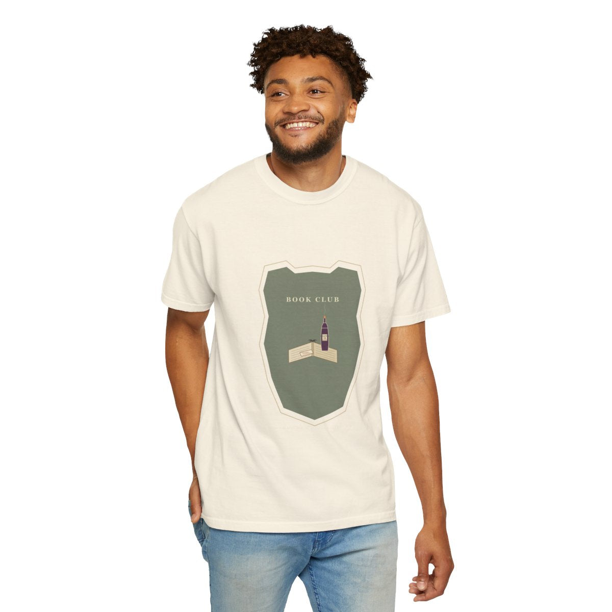 Bring Wine, Not Answers Tee - Ivory