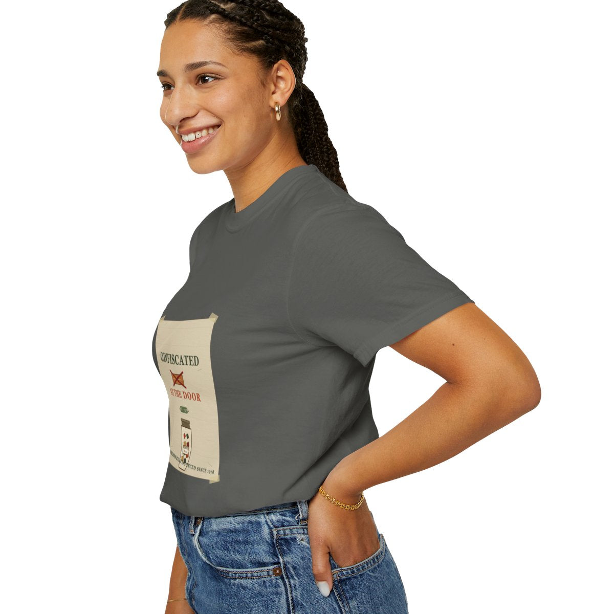 Candy Confiscated At The Door Tee - Pepper