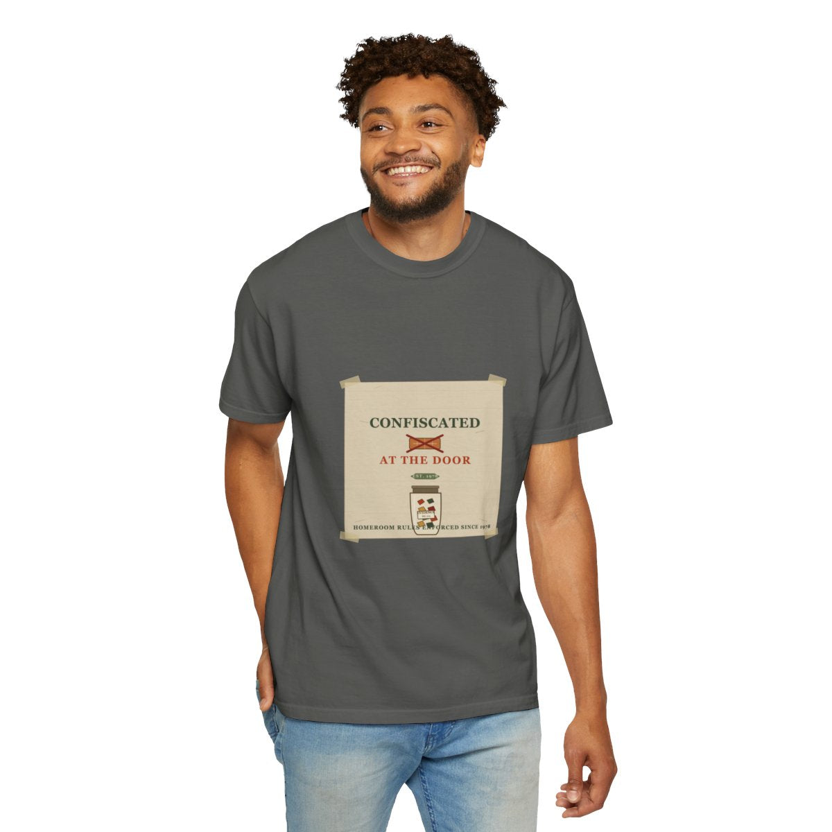 Candy Confiscated At The Door Tee - Pepper