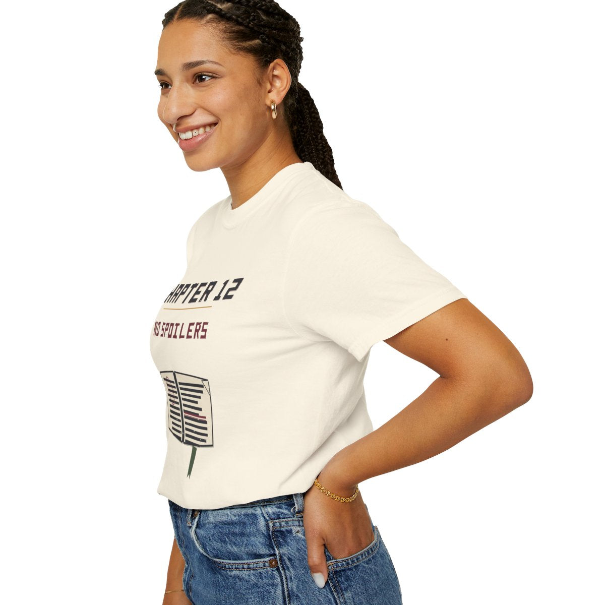 Chapter 12, No Spoilers Tee - Ivory