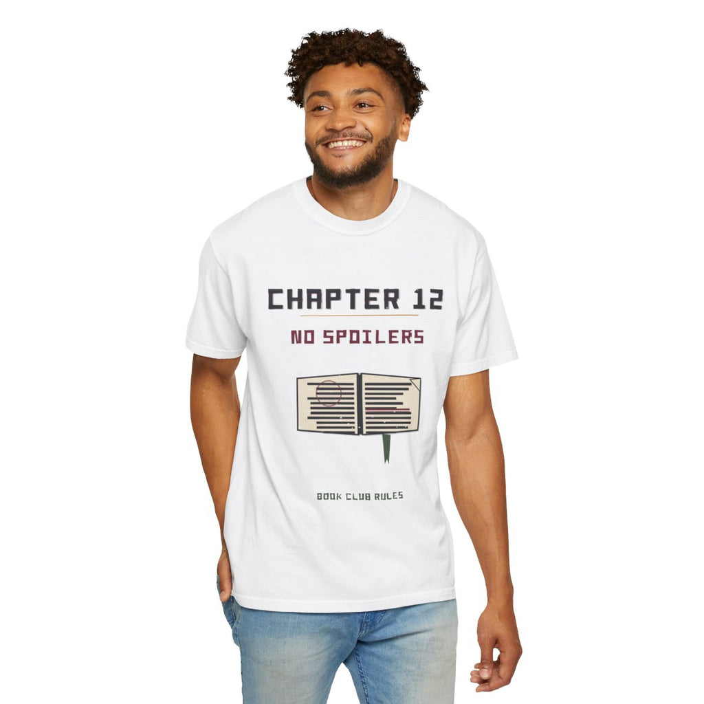 Chapter 12, No Spoilers Tee - White