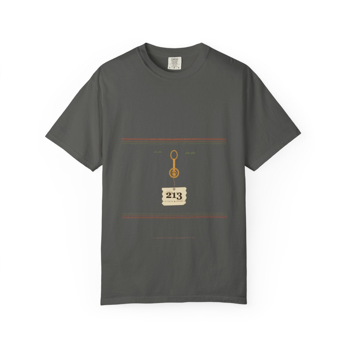 Chapter 13, Room 213 Tee flat front in Pepper
