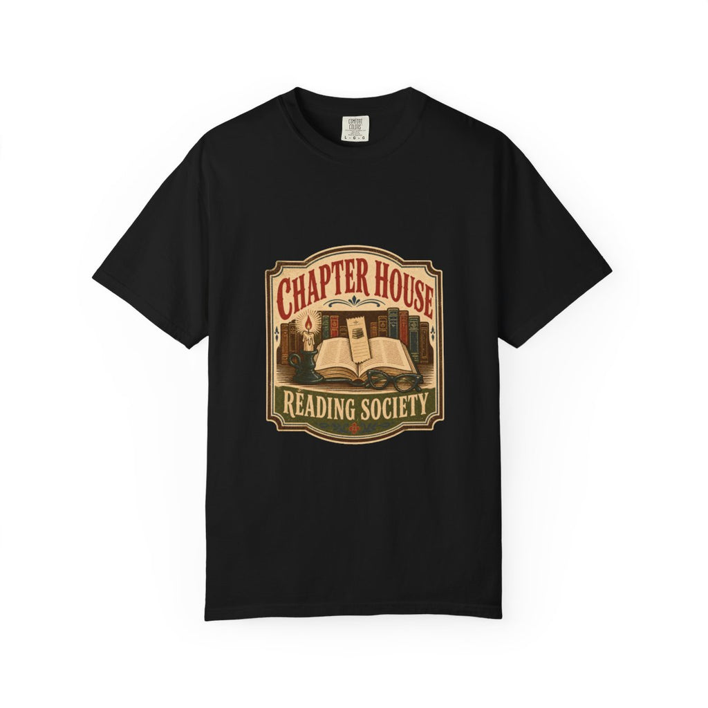 Chapter House Reading Society Tee in Black
