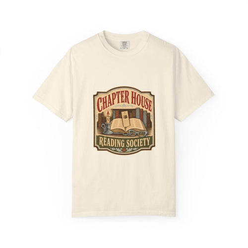 Chapter House Reading Society Tee in Ivory