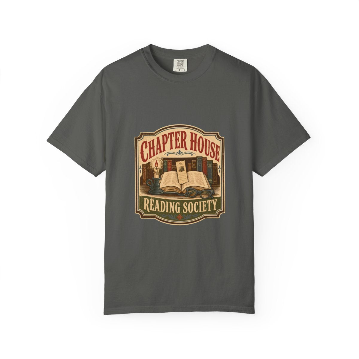 Chapter House Reading Society Tee in Pepper