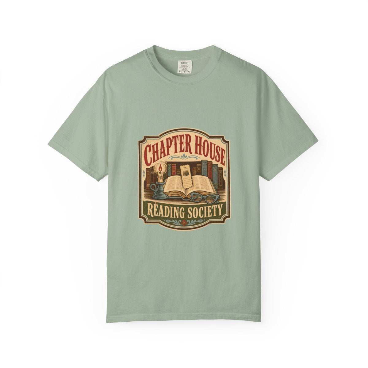 Chapter House Reading Society Tee in Bay