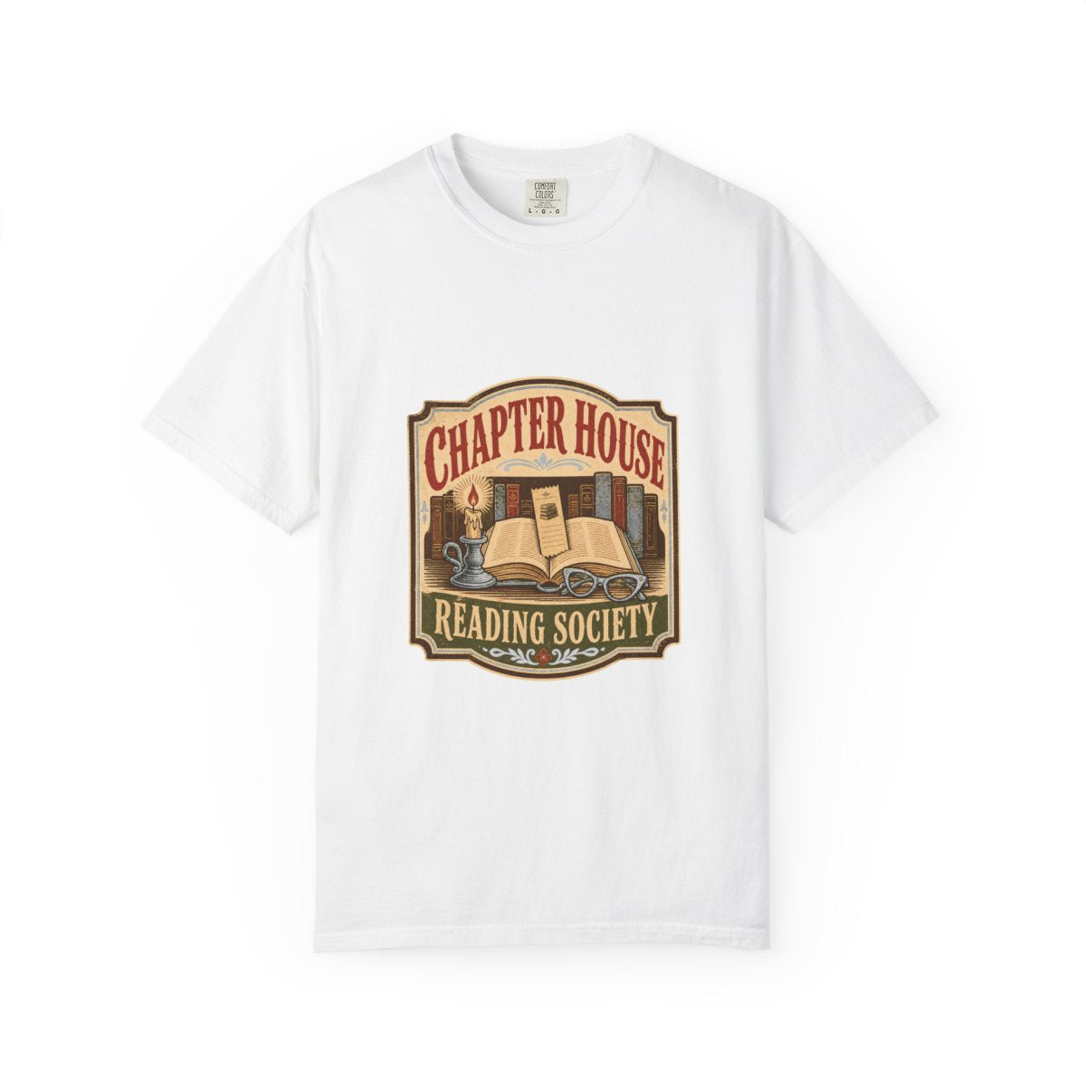 Chapter House Reading Society Tee in White