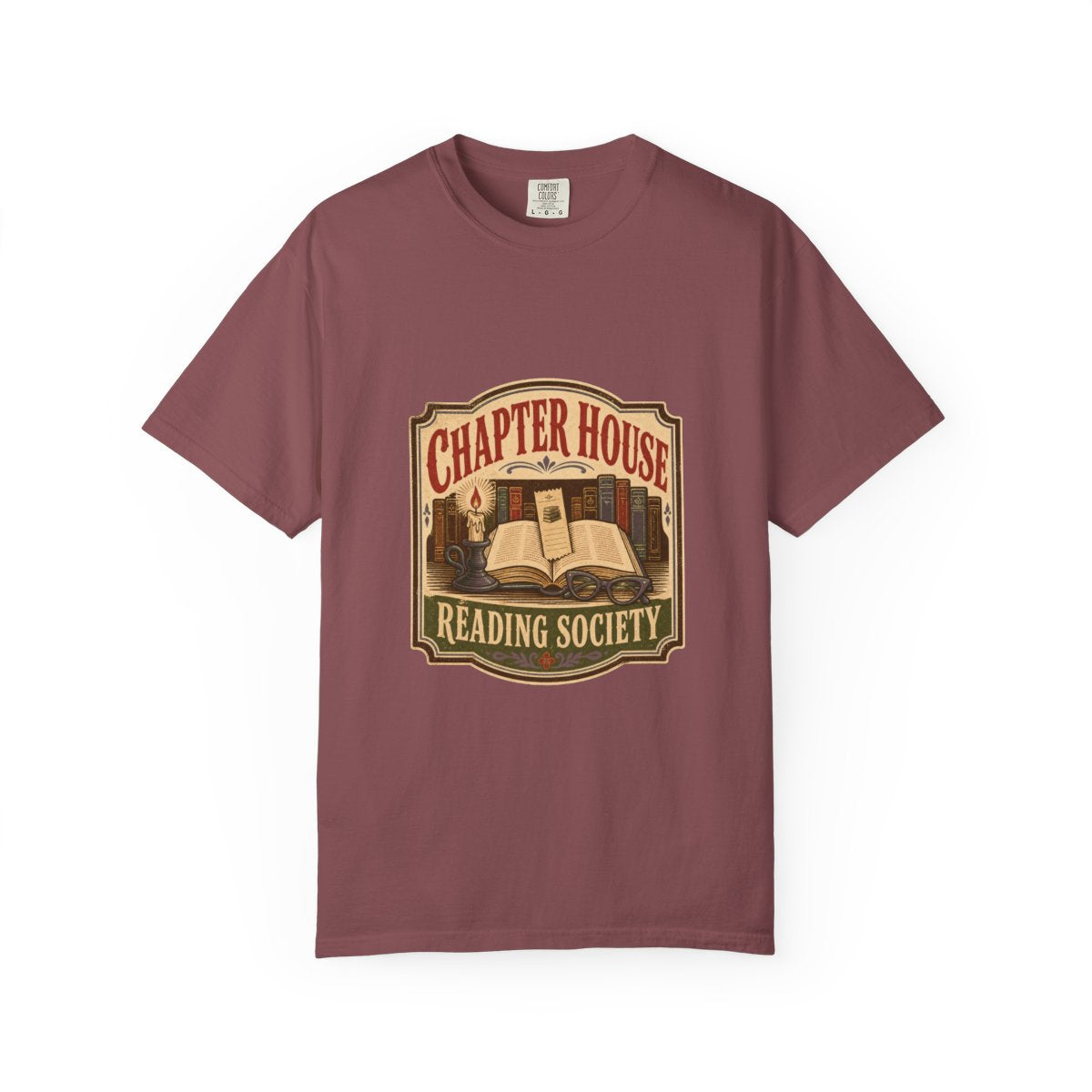 Chapter House Reading Society Tee in Brick