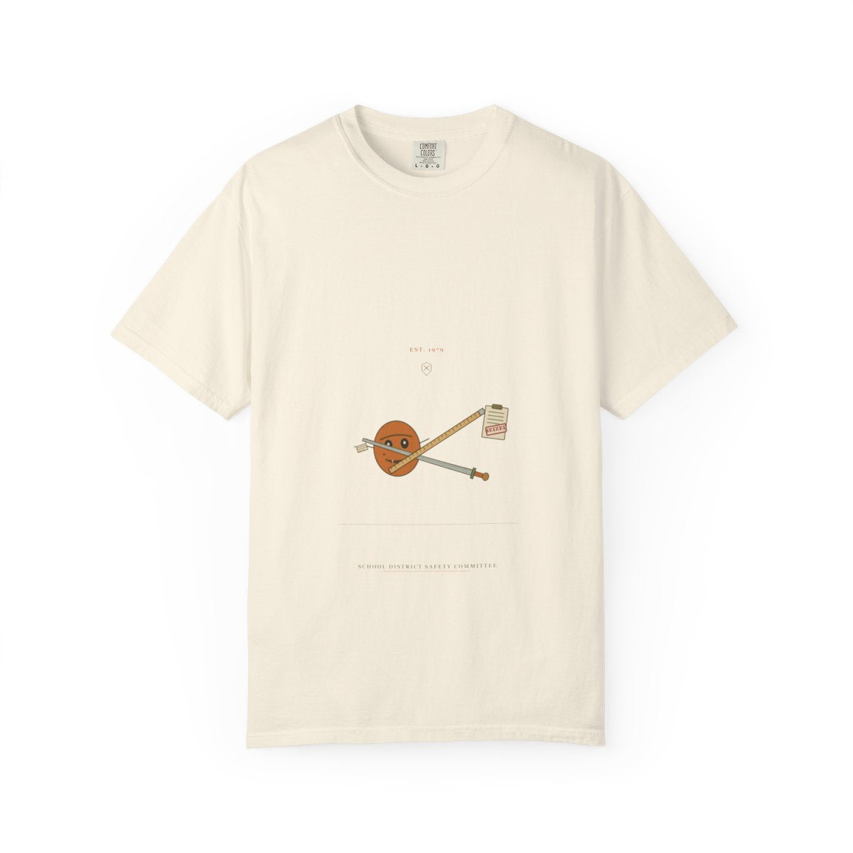 Costume Contraband Inspector Tee flat front in Ivory