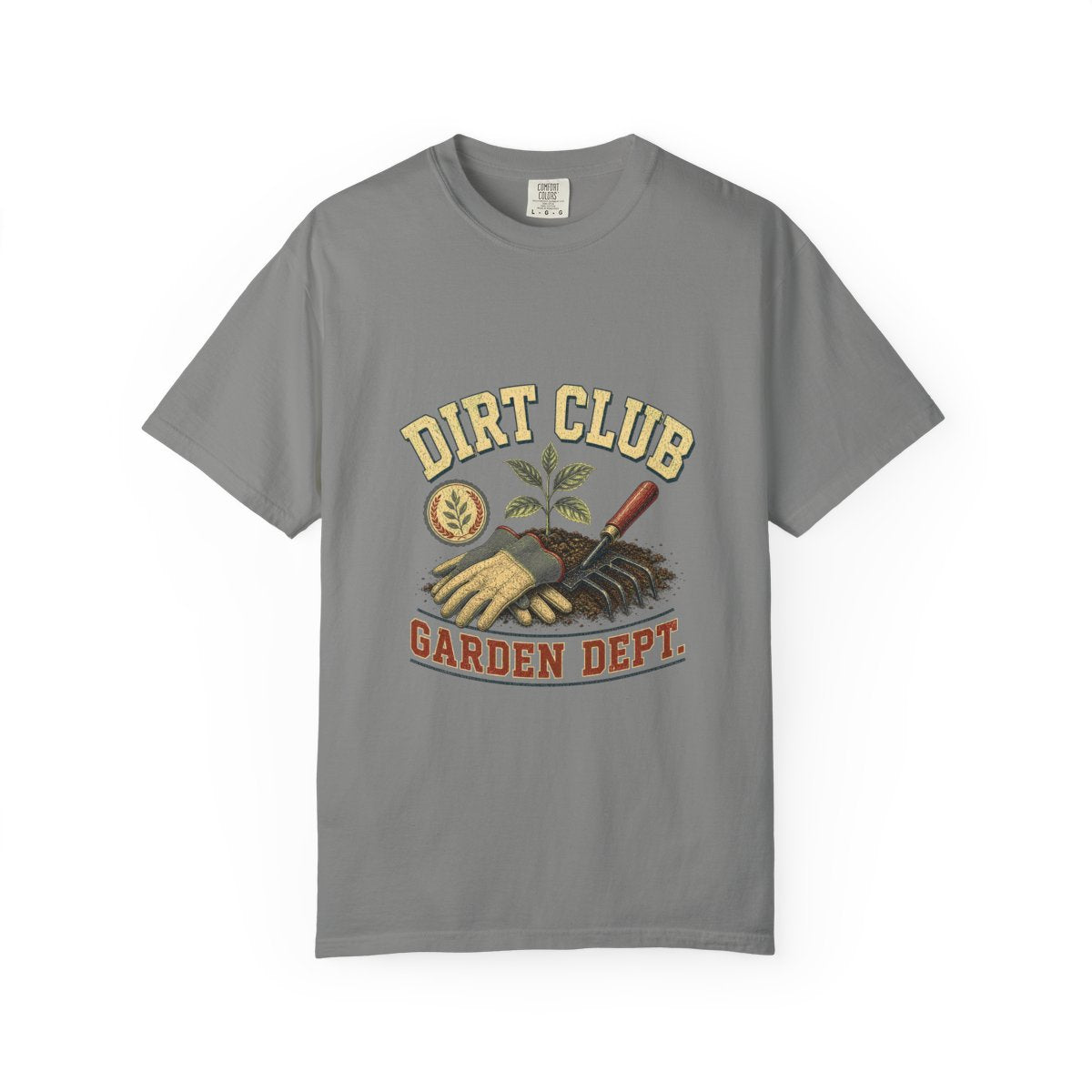 Dirt Club Garden Dept Tee in Granite