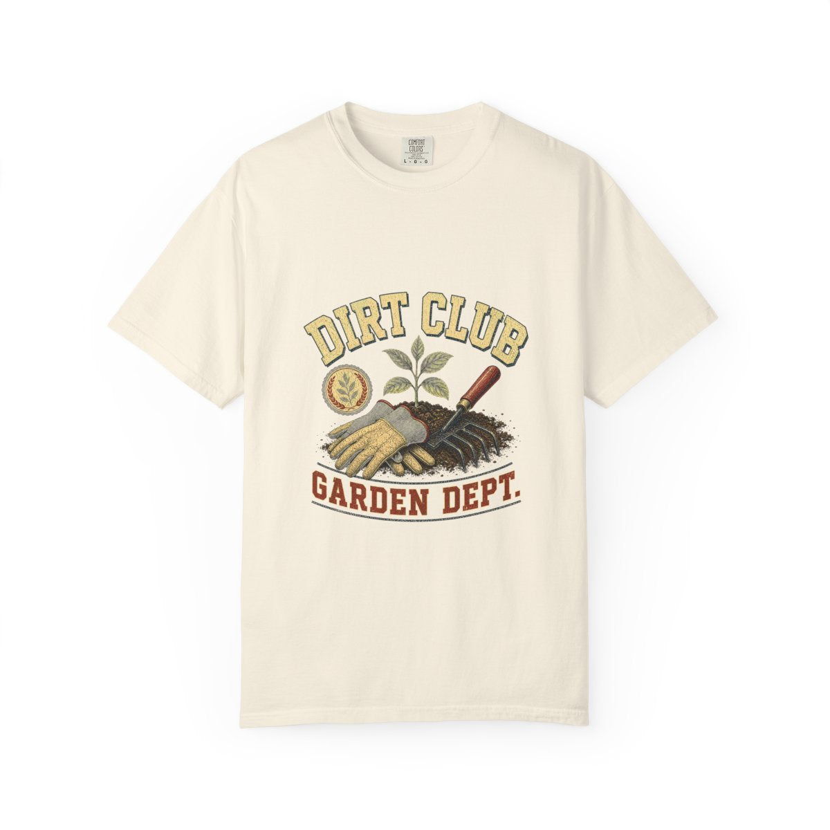 Dirt Club Garden Dept Tee in Ivory