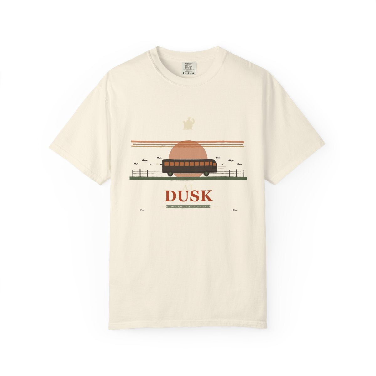 Dismissed At Dusk Tee flat front in Ivory