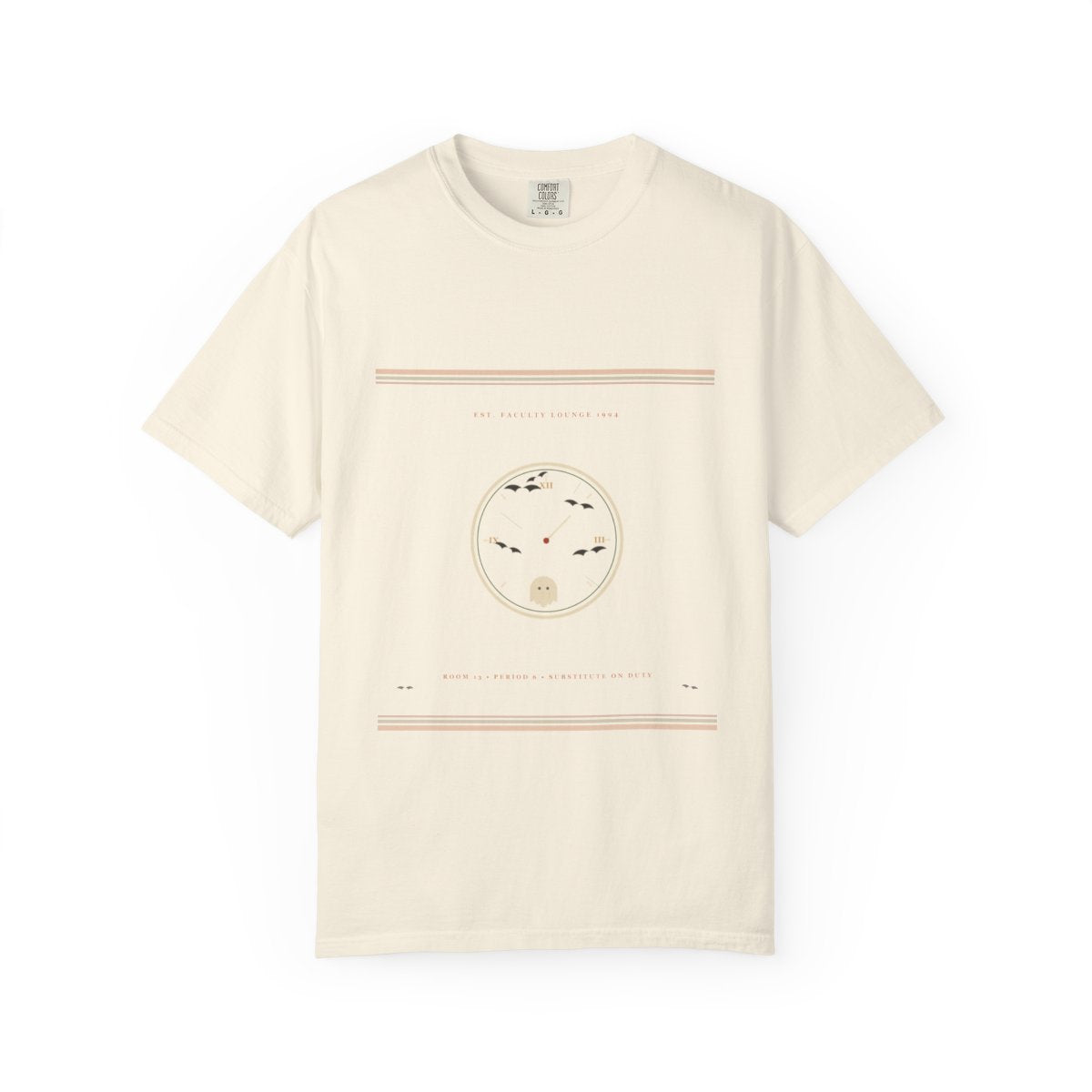 Dismissed At The Bell, Haunted After Tee flat front in Ivory