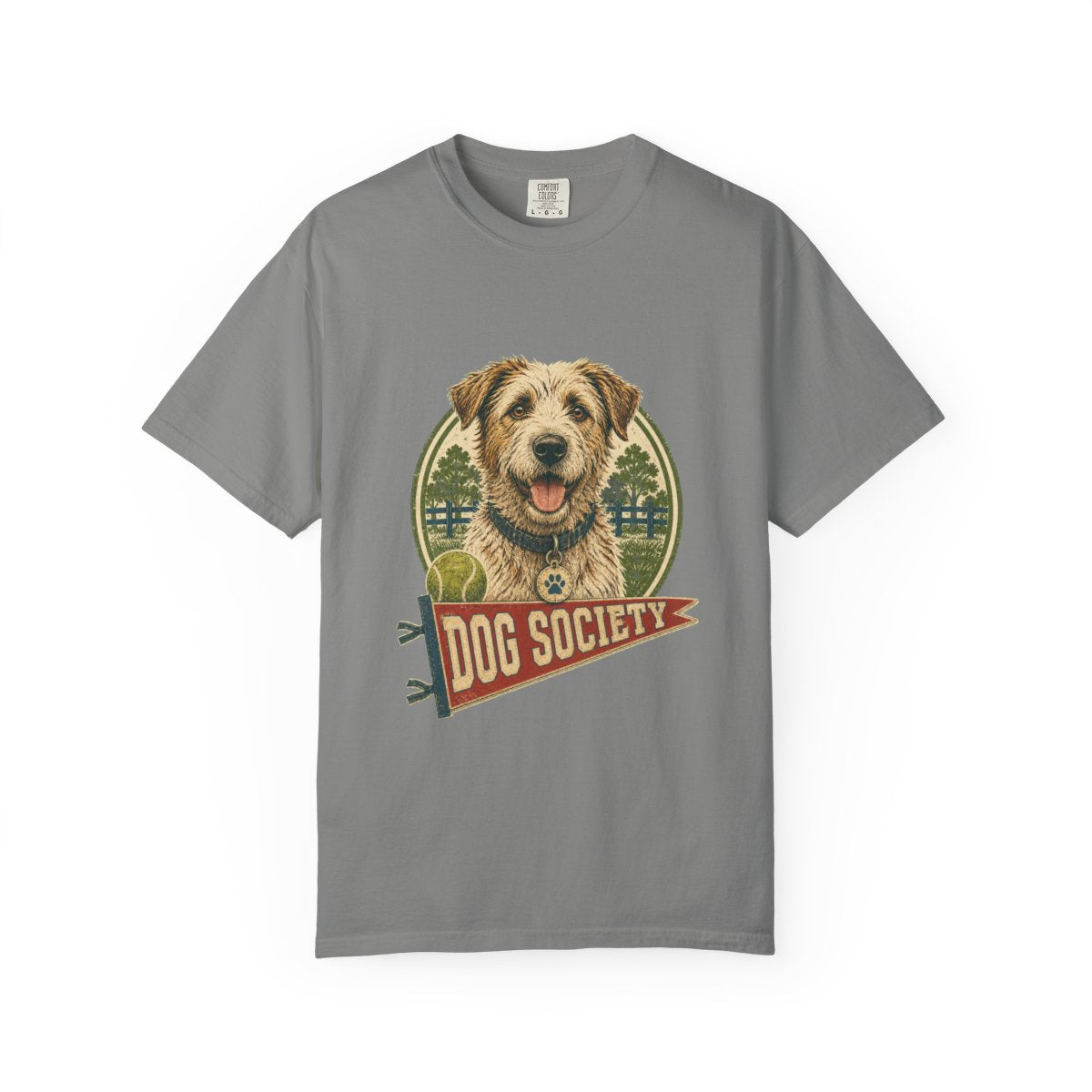 Dog Appreciation Society Tee in Granite