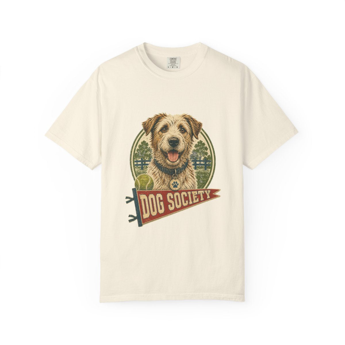 Dog Appreciation Society Tee in Ivory