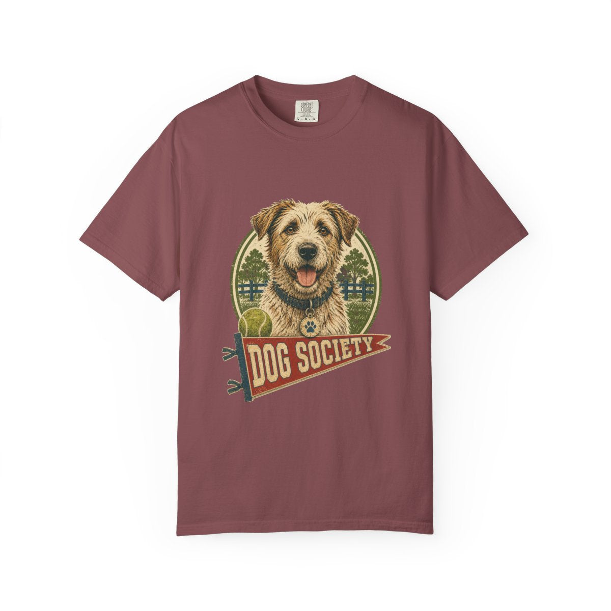 Dog Appreciation Society Tee in Brick