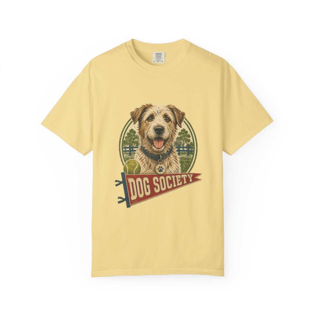 Dog Appreciation Society Tee in Butter