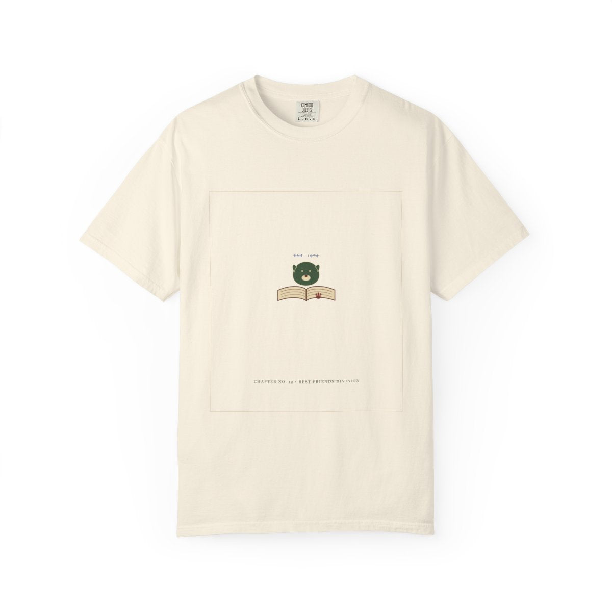 Dog Mom Appreciation Society Tee flat front in Ivory