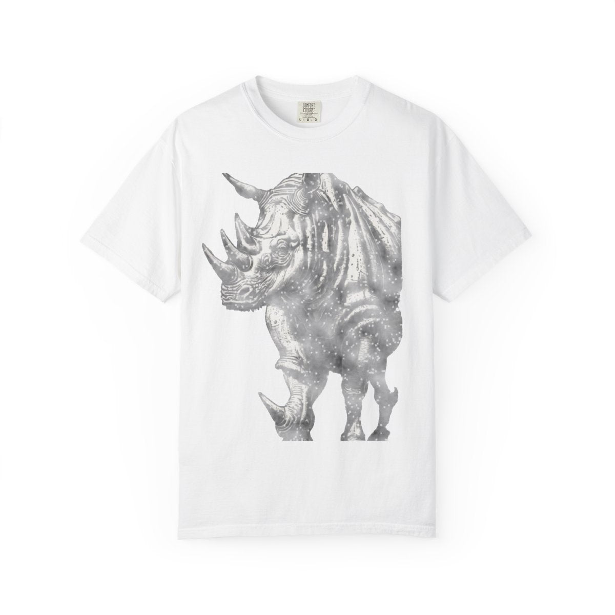 Dürer's Rhinoceros, 1515 Tee - White