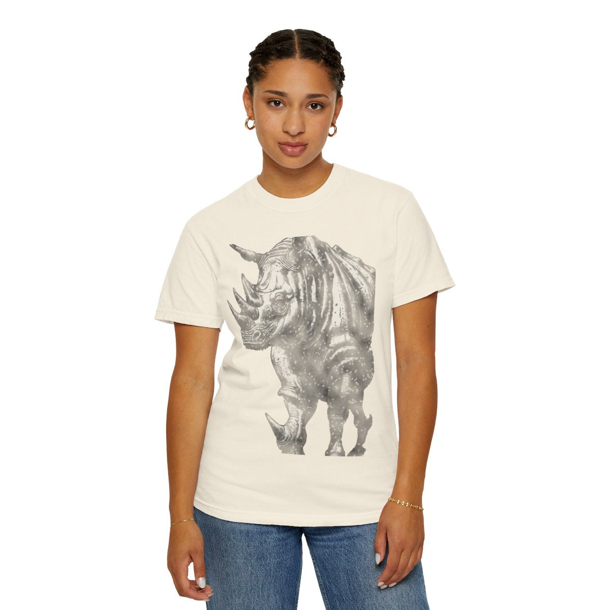 Dürer's Rhinoceros, 1515 Tee - Ivory