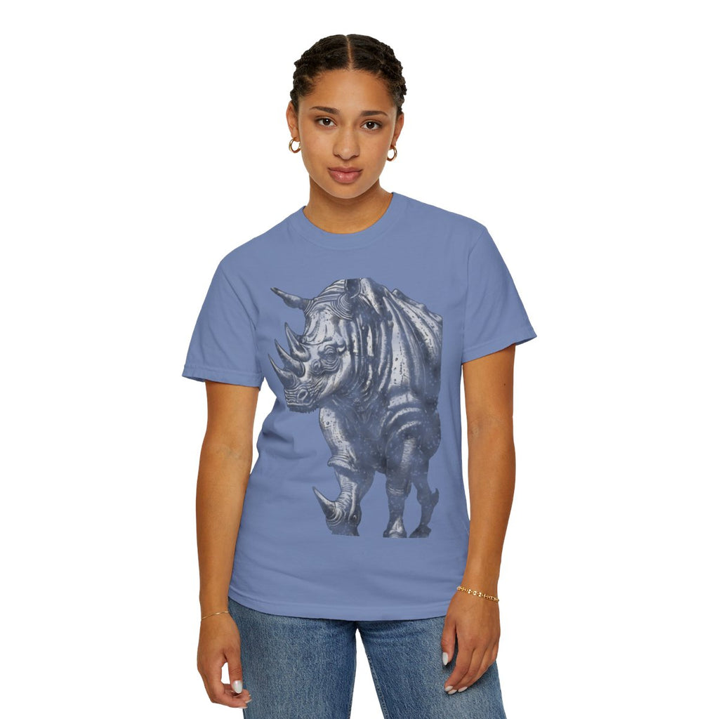 Dürer's Rhinoceros, 1515 Tee - Washed Denim