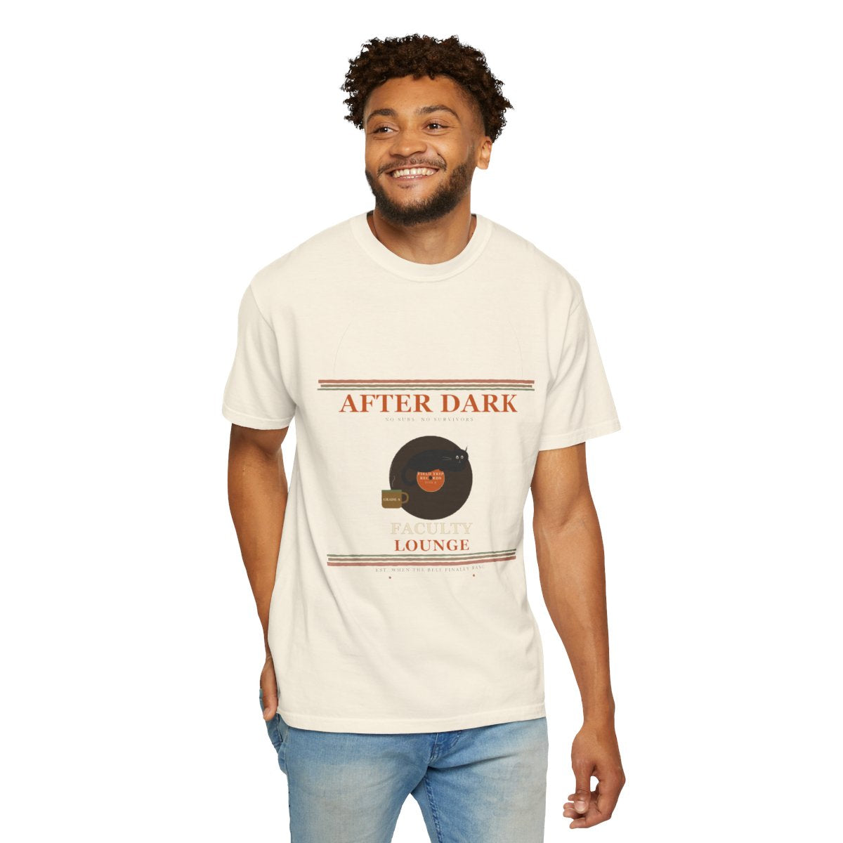 Faculty Lounge After Dark Tee - Ivory