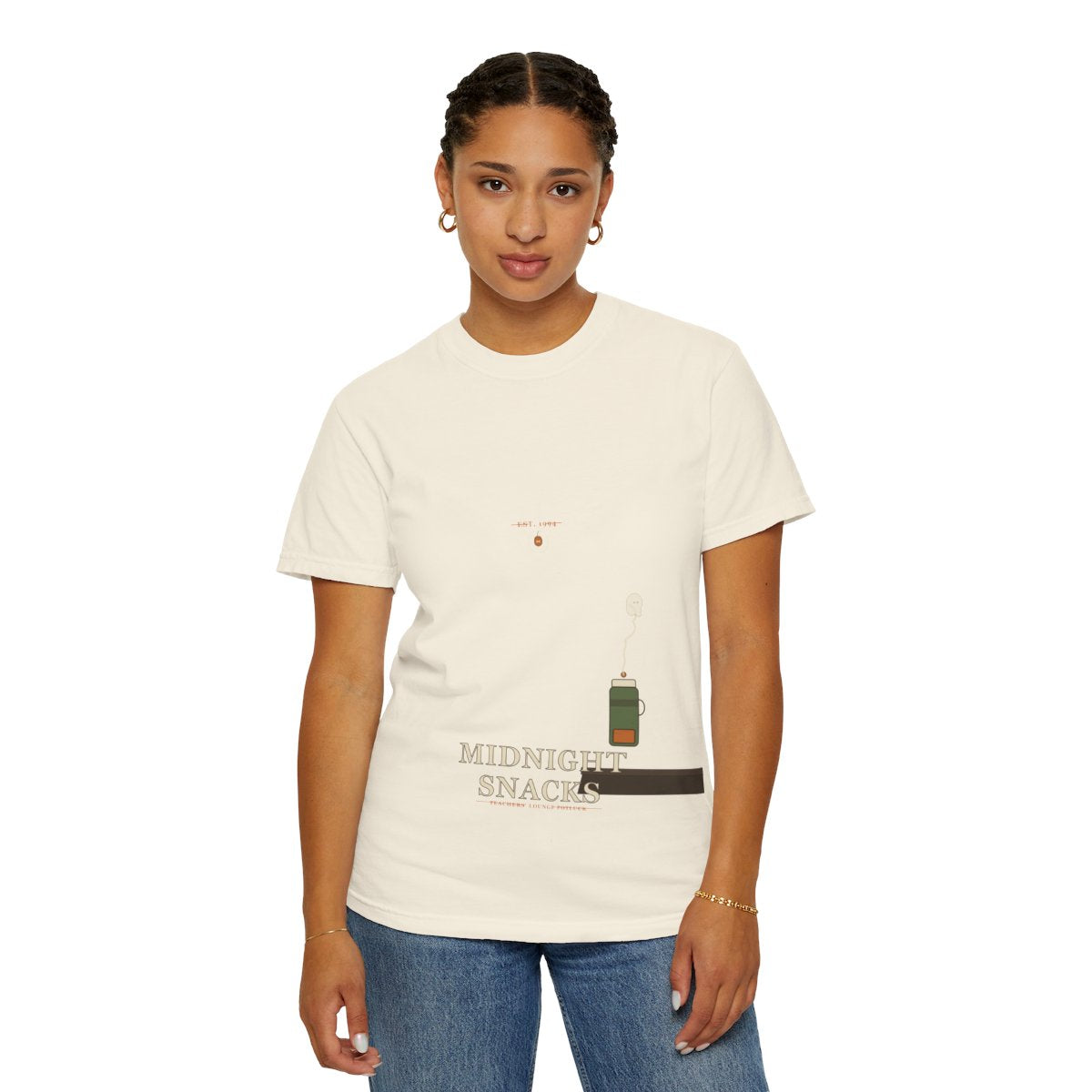 Faculty Room, Midnight Snacks Tee - Ivory