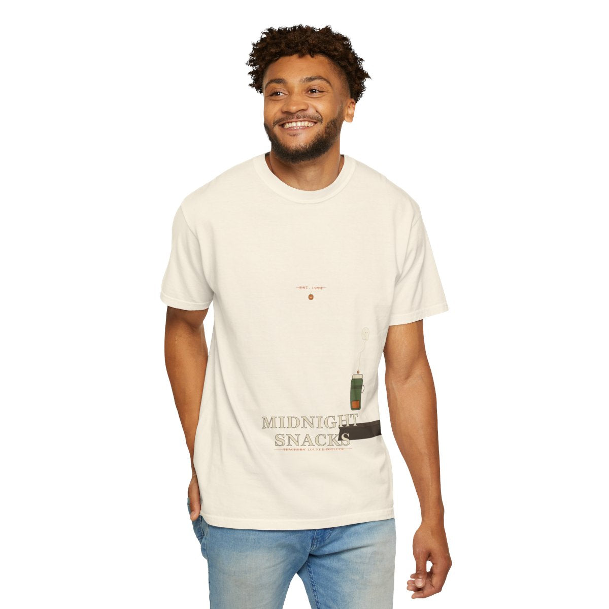 Faculty Room, Midnight Snacks Tee - Ivory
