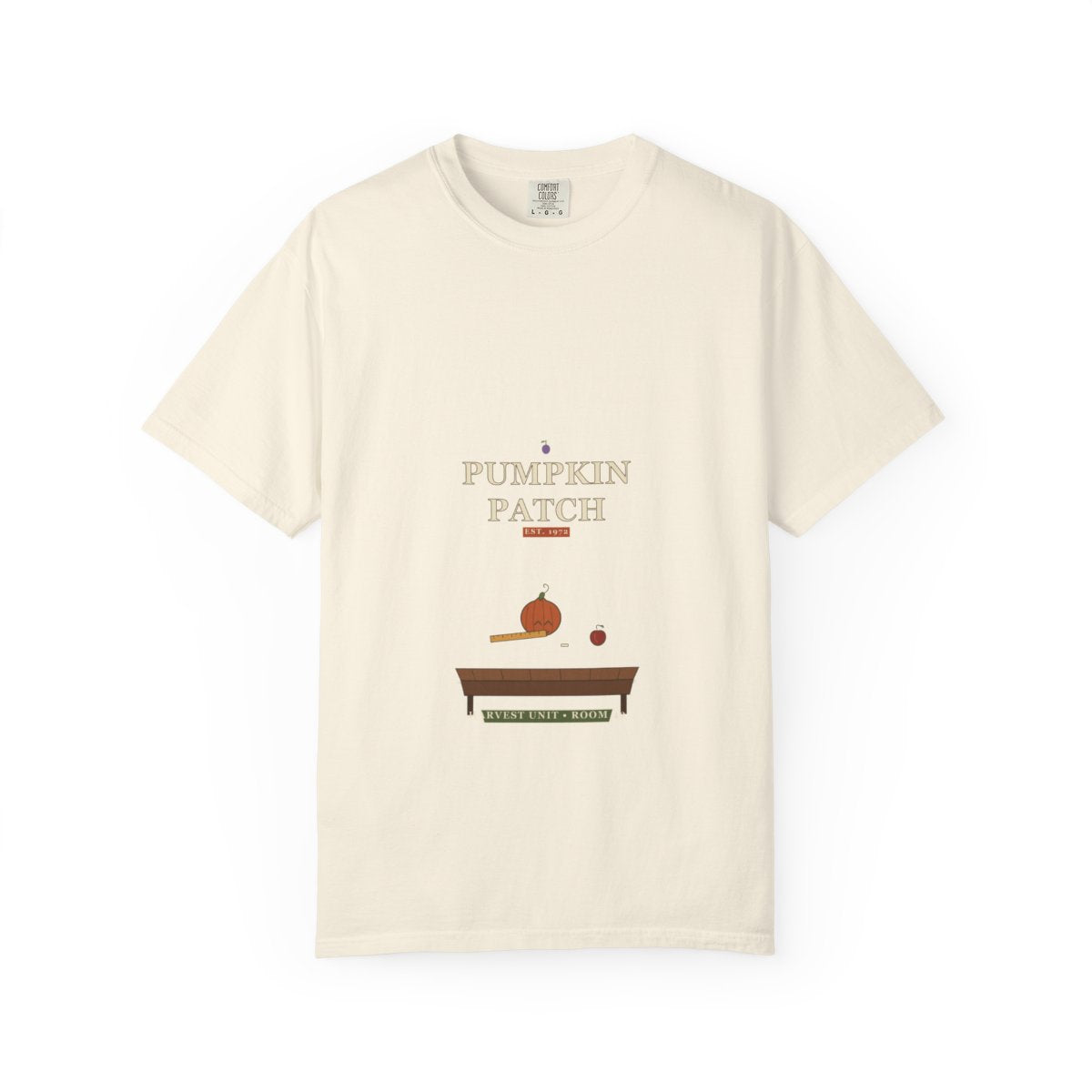 Fifth Period Pumpkin Patch Tee flat front in Ivory