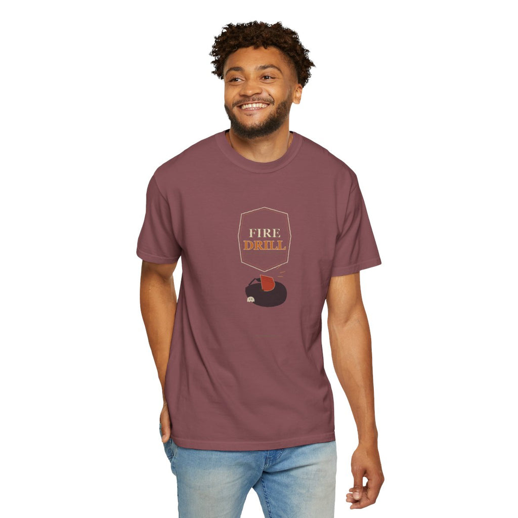 Fire Drill In A Costume Tee - Brick