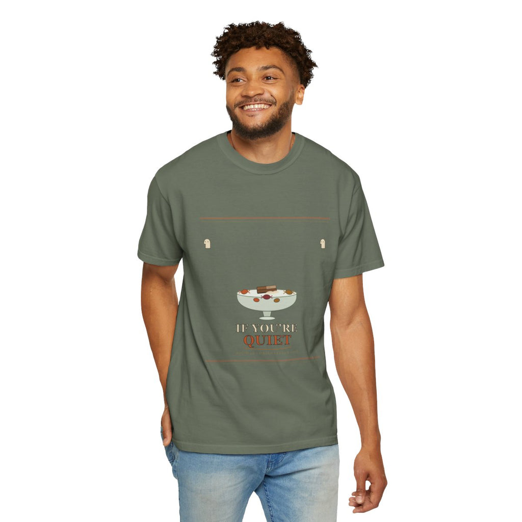 Free Candy If You're Quiet Tee - Moss