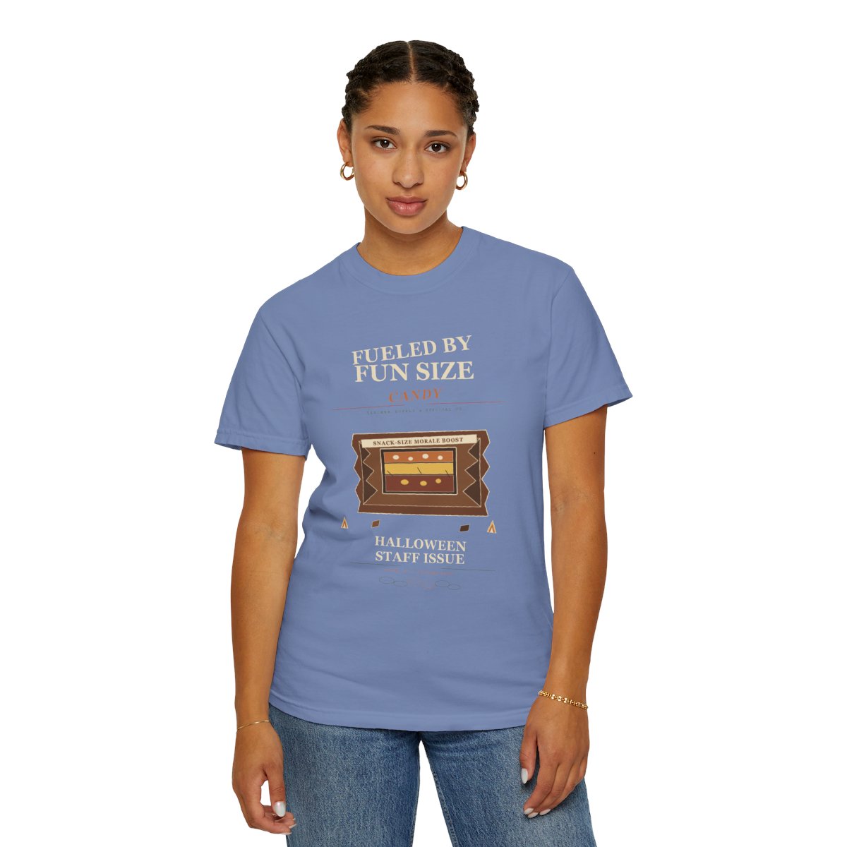 Fueled By Fun Size Candy Tee - Washed Denim