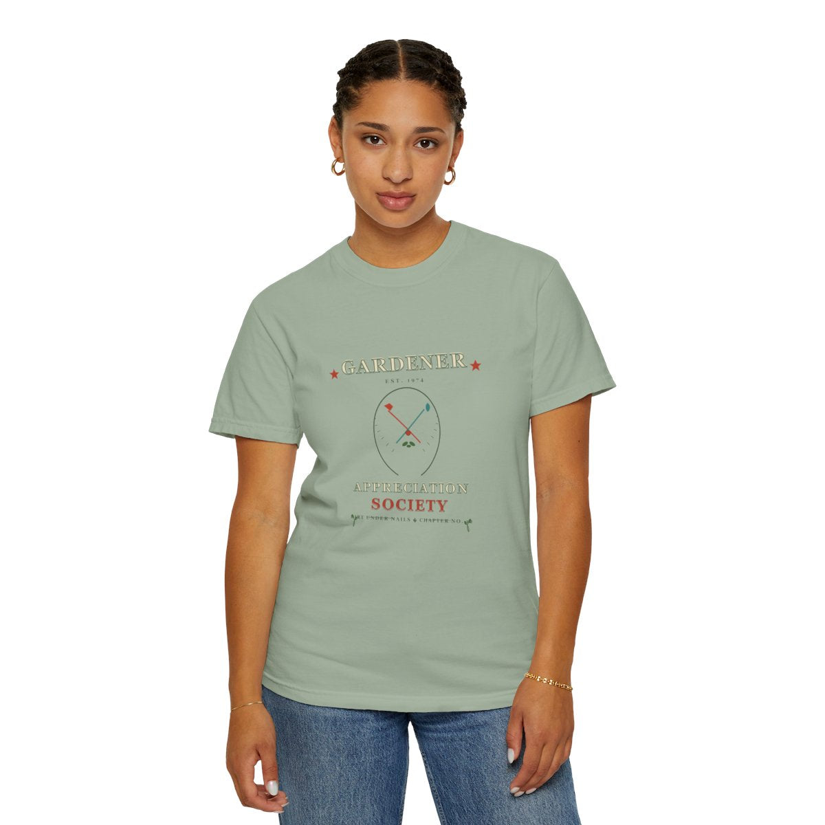 Gardener Appreciation Society T-Shirt | College Bookstore Gardener Tee | Gift for Gardeners - Bay
