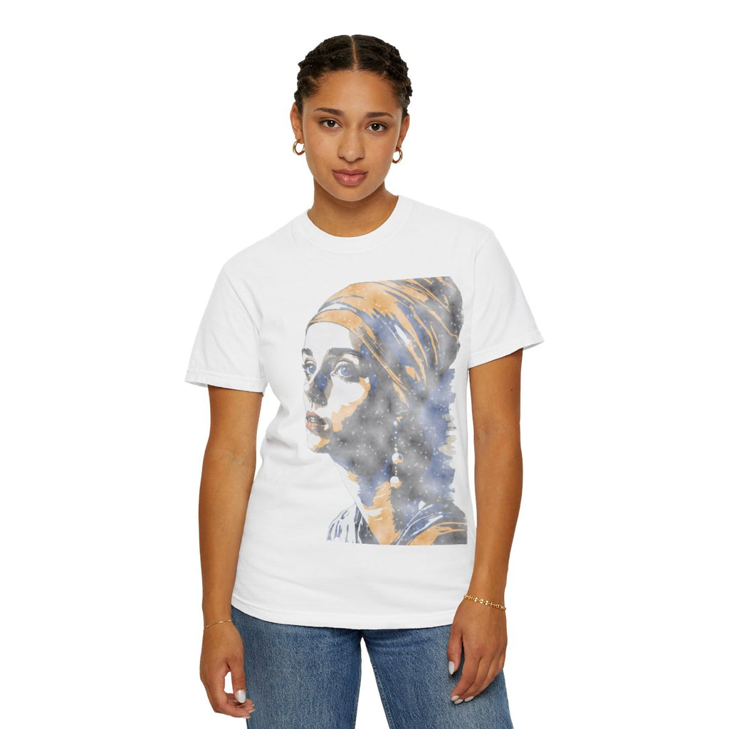 Girl With A Pearl Earring Tee - White