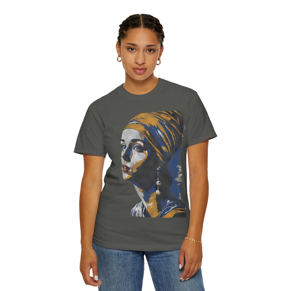 Girl With A Pearl Earring Tee - Pepper