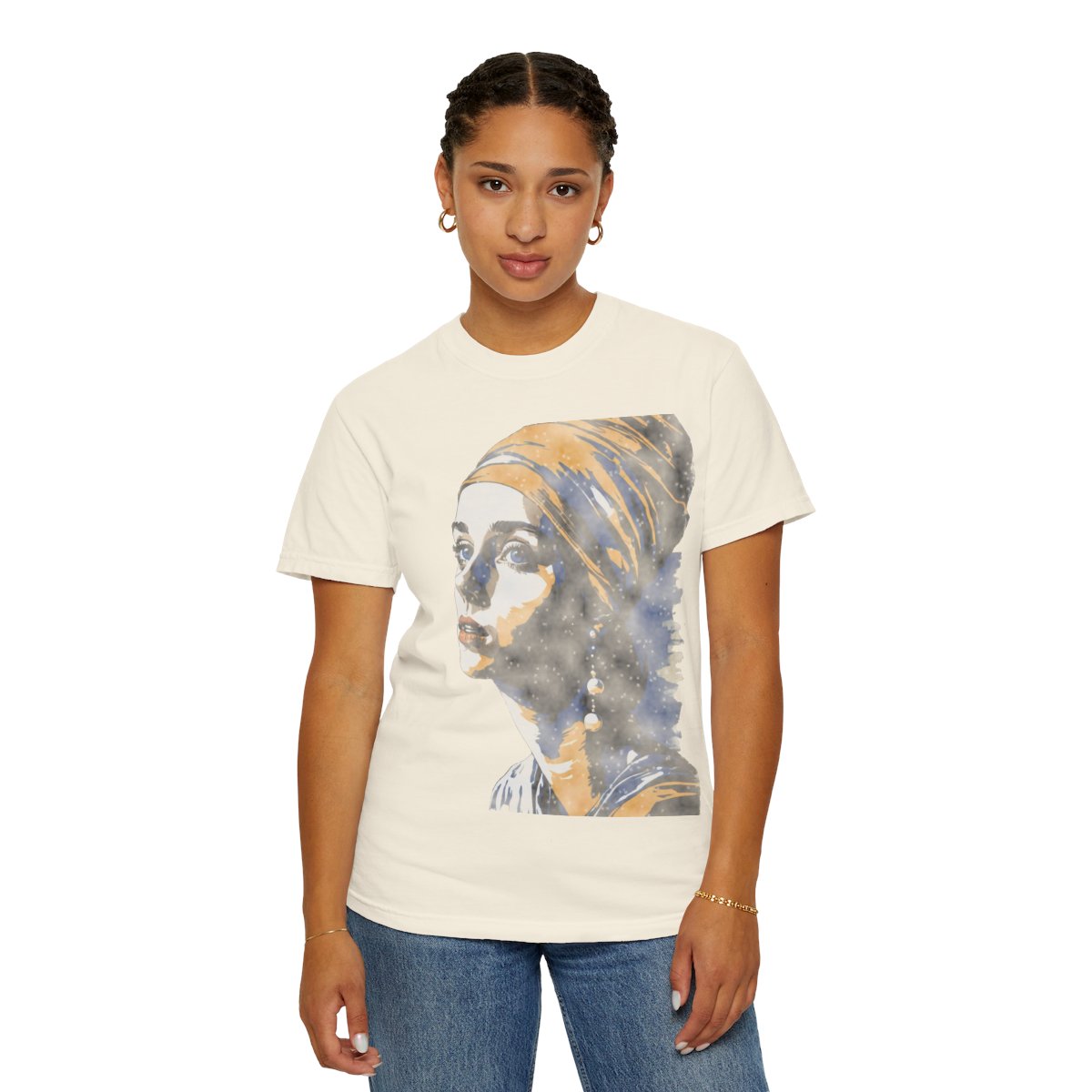Girl With A Pearl Earring Tee - Ivory
