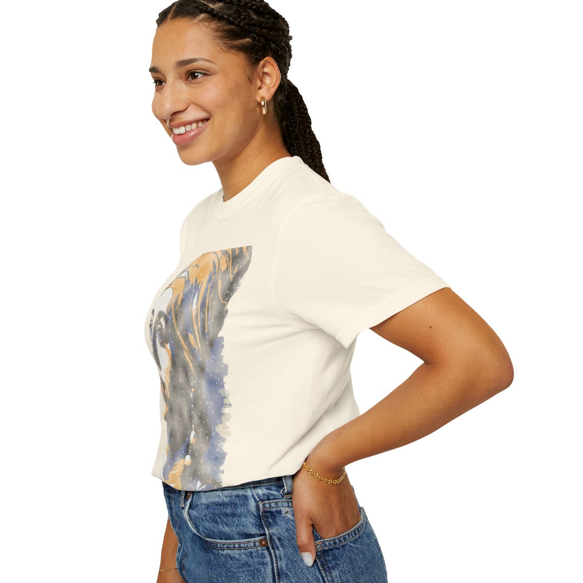 Girl With A Pearl Earring Tee - Ivory