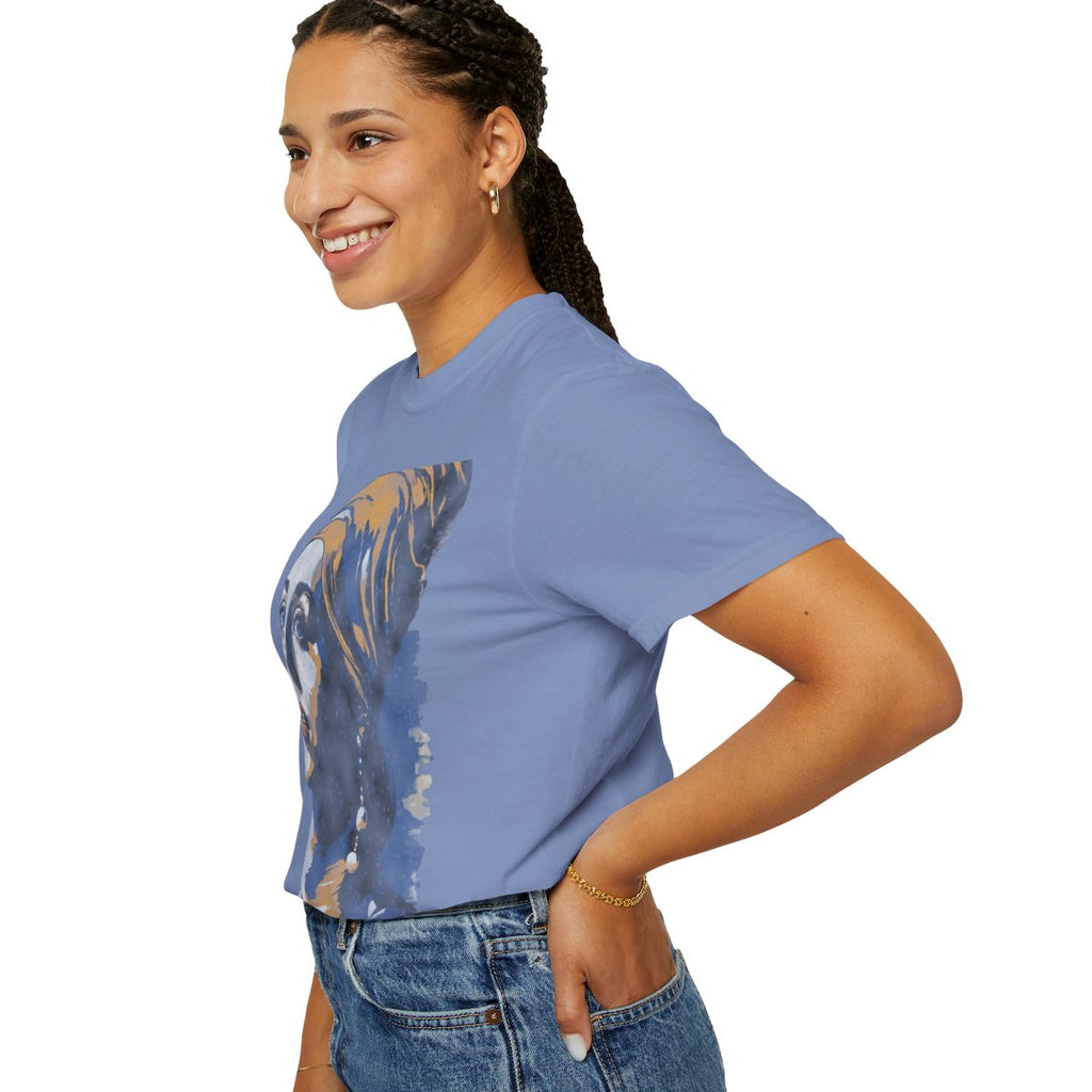 Girl With A Pearl Earring Tee - Washed Denim