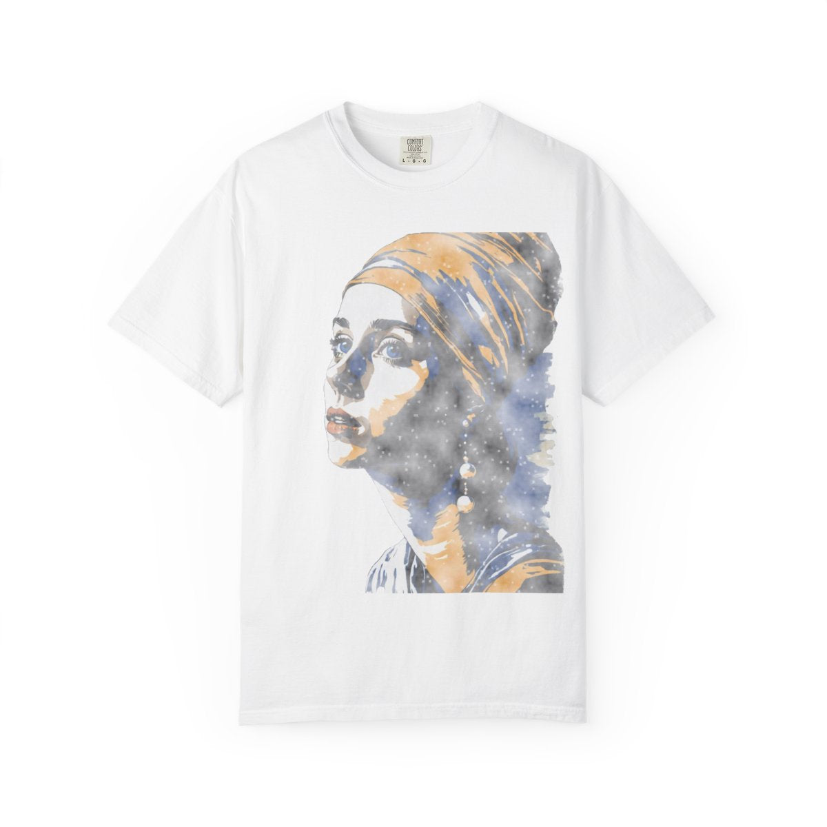 Girl With A Pearl Earring Tee - White