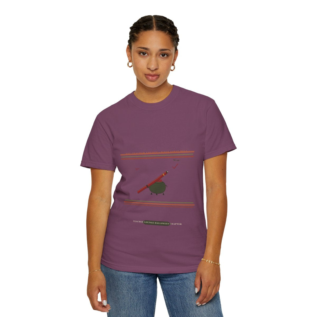Grading Papers, Not Souls Tee - Berry