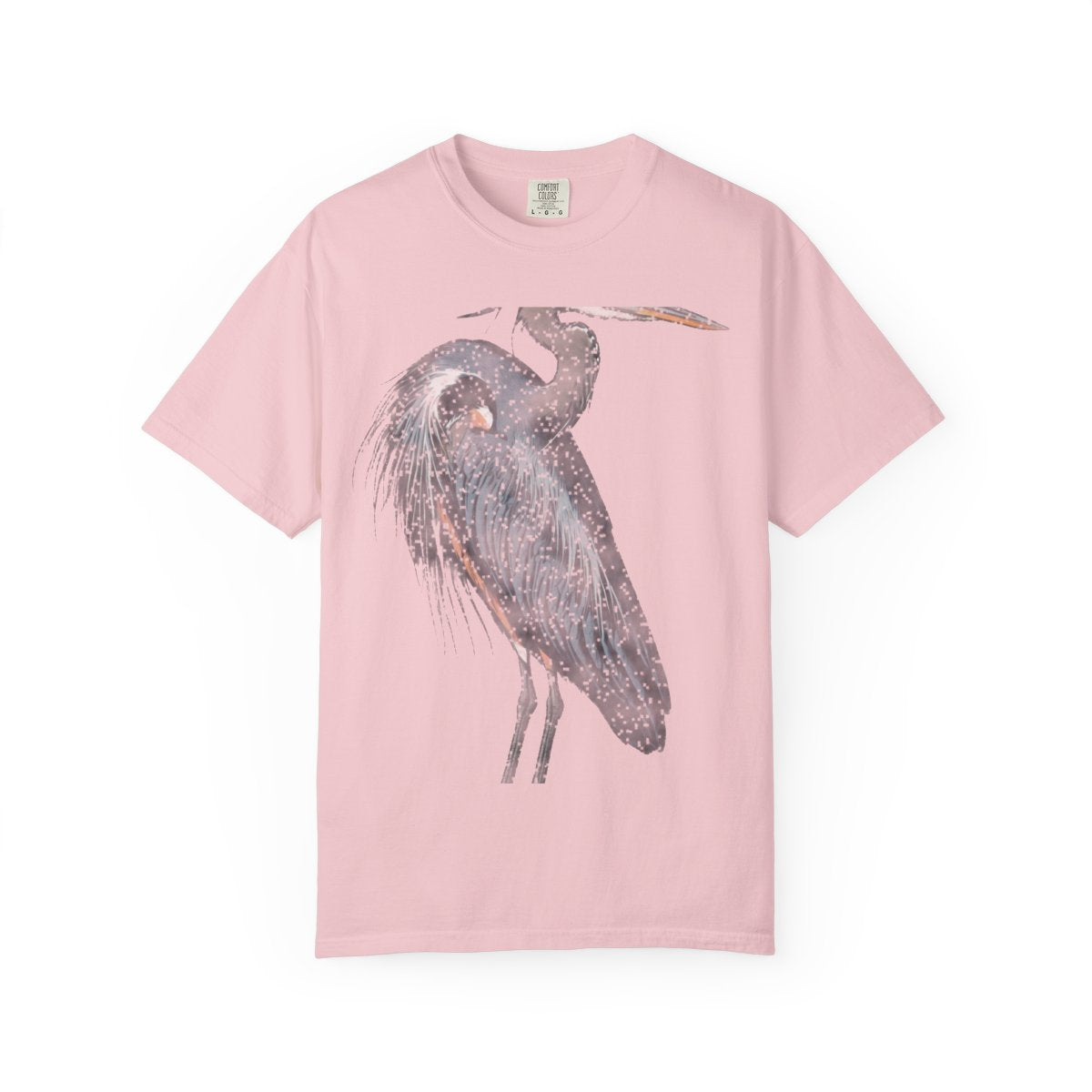 Great Blue Heron, Plate 211 Tee - Blossom