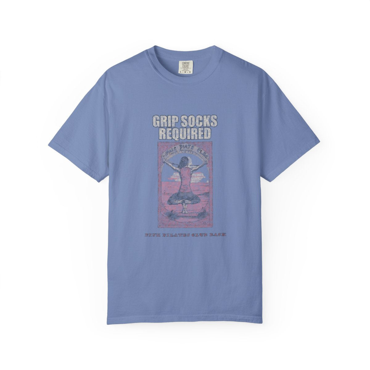 Grip Socks Required Tee - Washed Denim